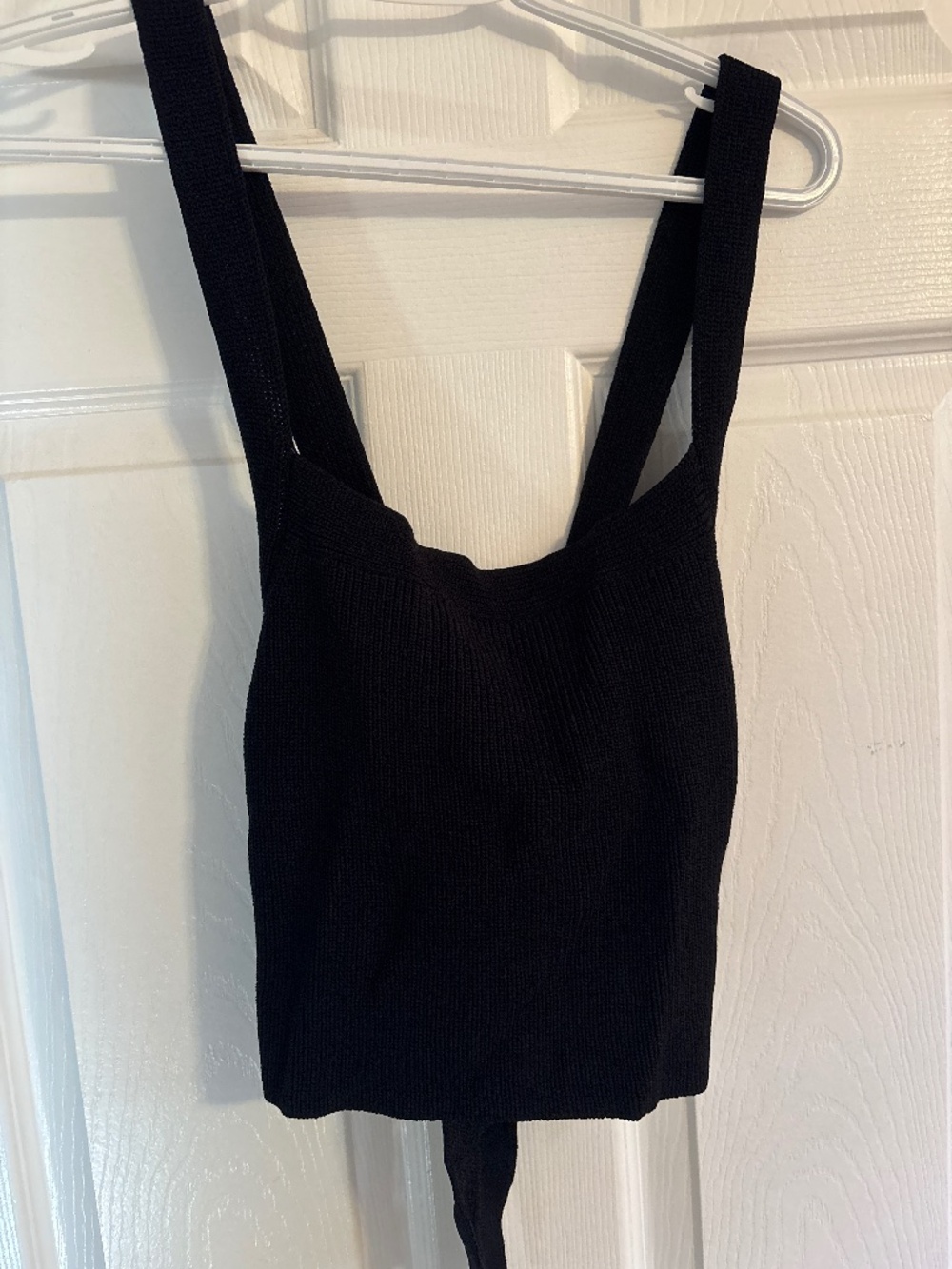 Aritzia tie up tank black size XXL
